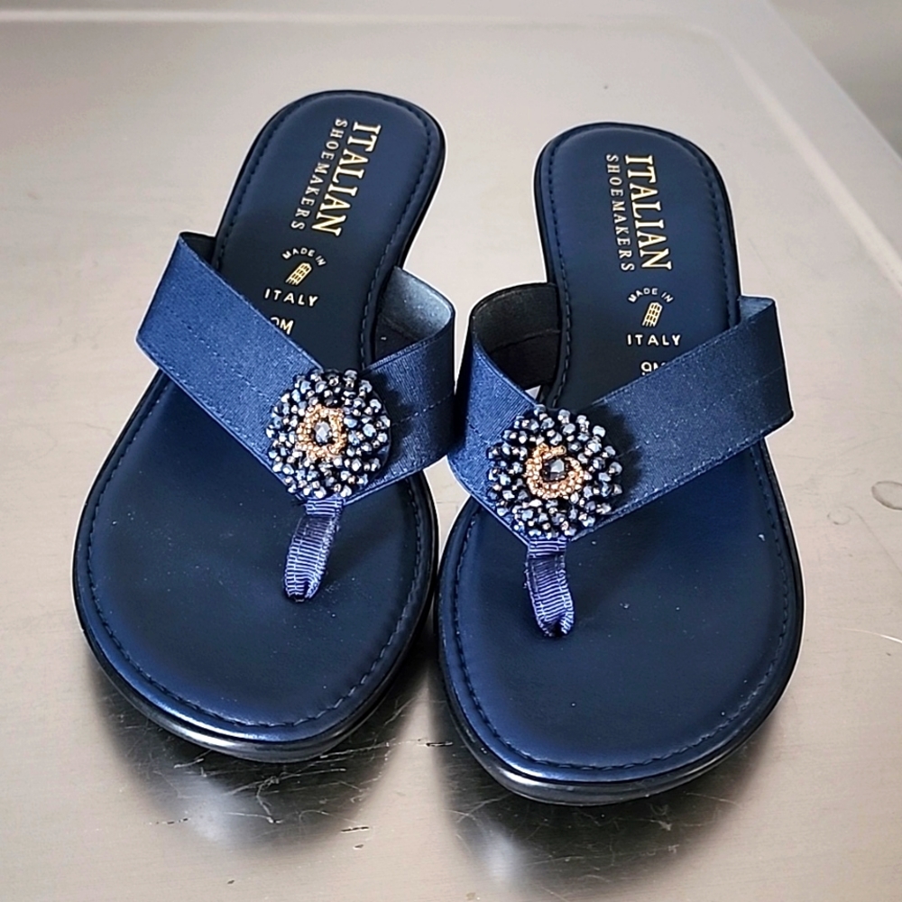 Italian Shoemakers Ladies Wedged Sandals